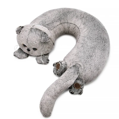 купить Мягкая игрушка "Budi Basa" Кот Басик игрушка-подушка на шею, Knp30-001