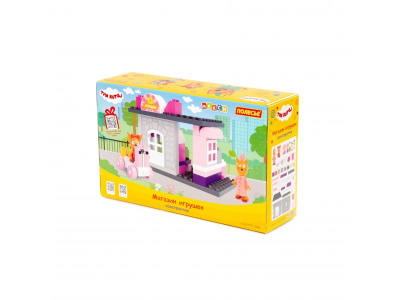 купить Конструктор Полесье "Макси" - "Три кота. Магазин игрушек", 50 эл.