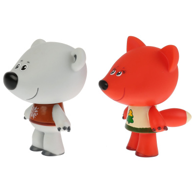 купить Капитошка, Игрушка пластизоль для ванны Ми-ми-мишки Лисичка и Тучка 2 шт. , LX-M306