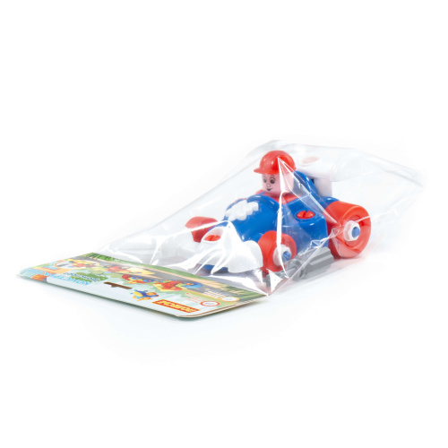 купить Полесье, Конструктор-транспорт "Автомобиль гоночный" (22 элемента) (в пакете), 77127