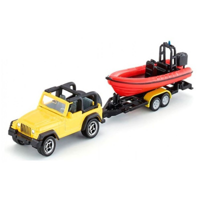 купить SIKU Машина Jeep Wrangler с лодкой 1658