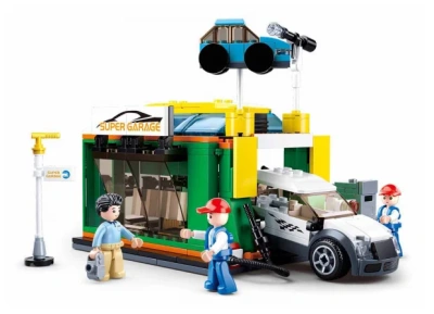 купить Конструктор Автомойка, Sluban серия Город, M38-B0759D