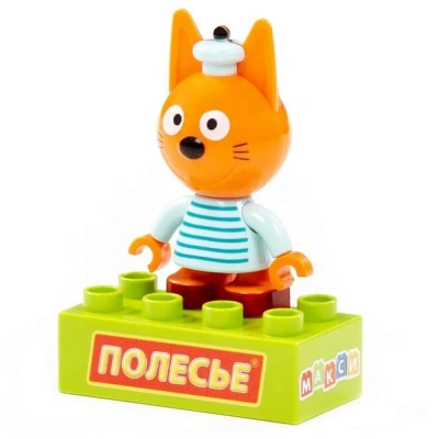 купить Конструктор "Макси" - "Три кота. Коржик" Полесье, 2 элемента в блистере 28741