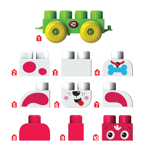 купить Конструктор Собачка (Talky Blocks кнопочка)