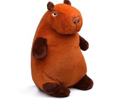 купить Мягкая игрушка Капибара Толстячок коричневый 60 см