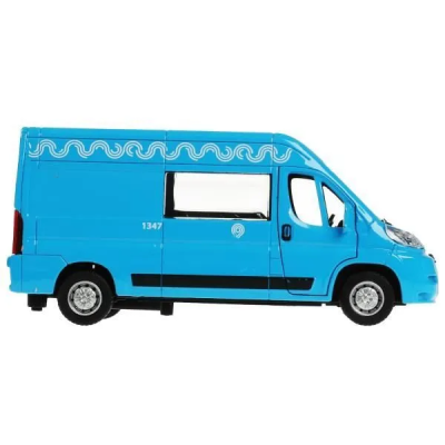 купить Машинка металлическая инерционная Технопарк  Citroen Jumper  14 см. синяя