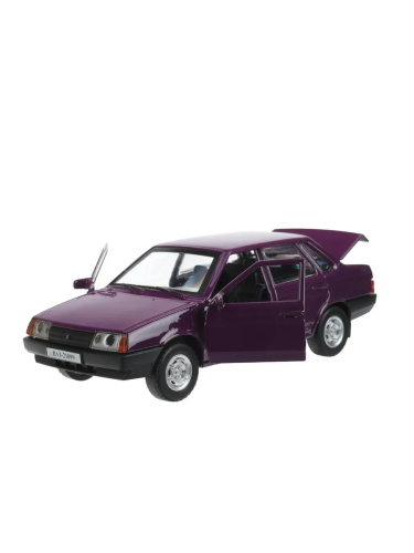 купить Машинка металлическая инерционная Технопарк LADA-21099 "СПУТНИК" 12 см, фиолетовая