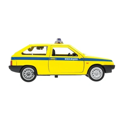 купить Машинка металлическая инерционная Технопарк Lada-2108 Спутник, полиция 12 см.