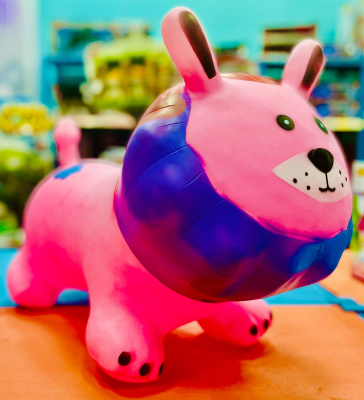 купить Симбат, Игрушка-прыгун Львёнок (розовый), 2304-1500-LEV-роз