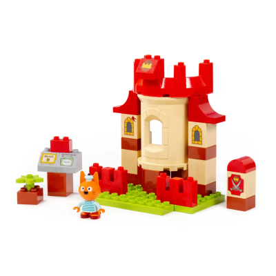 купить Конструктор Полесье "Макси" - "Три кота. Коржик и рыцарский замок", 31 эл.