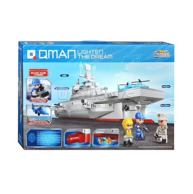 купить Конструктор Qman "Корабль-Амфибия" (820 дет.)