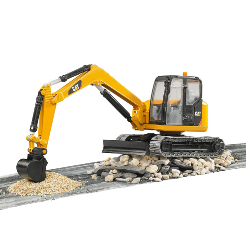 купить Bruder, Экскаватор гусеничный CAT с отвалом, 02-456