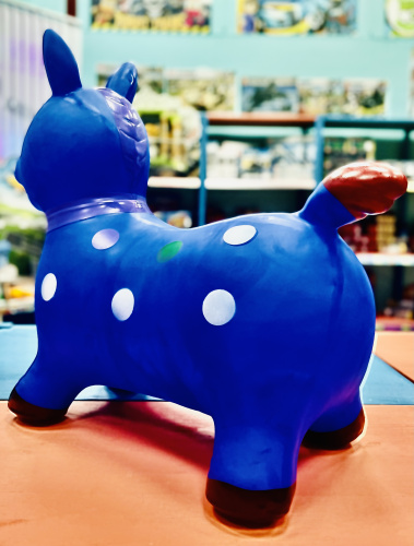 купить Симбат, Игрушка-прыгун Лошадка (синий), TP179002-син