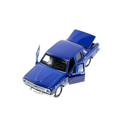 купить Машинка металлическая инерционная Технопарк ГАЗ-2401 волга 12 см. темно-синяя