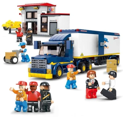 купить Конструктор Большой грузовик, Sluban серия Город, M38-B0318