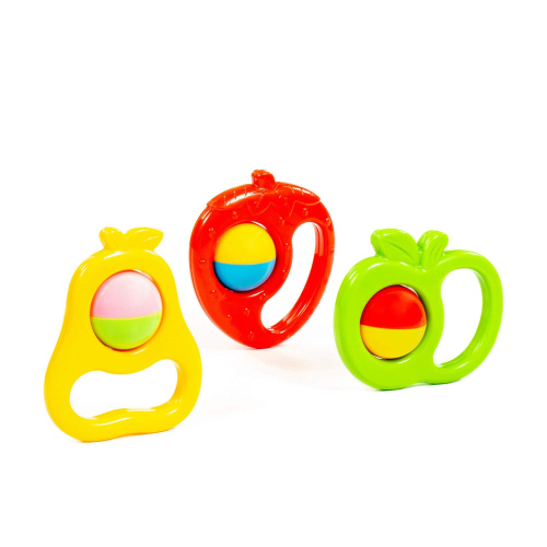 купить Набор погремушек "Фрукты" (3 шт)