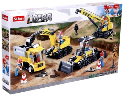 купить Конструктор Sluban Стройка в коробке (465 дет.)  M38-B0810