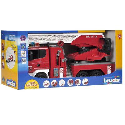 купить Bruder Пожарная машина SCANIA с выдвижной лестницей и помпой