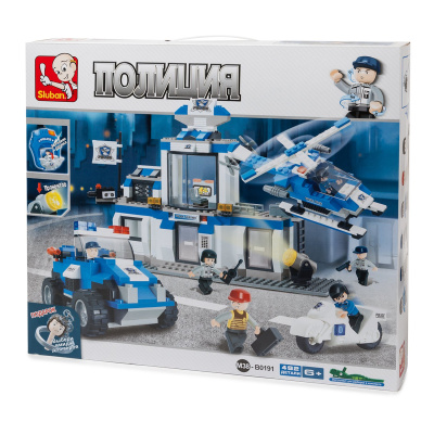 купить Sluban, Конструктор, серия Полиция - Полицейский спецназ (492 дет.),M38-B0191