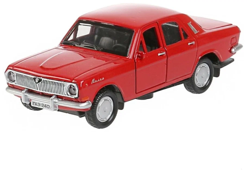 купить Машинка металлическая инерционная Технопарк ГАЗ-2401 Волга, 12 см, красная