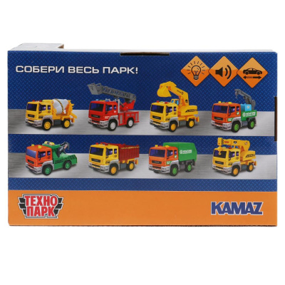 купить Технопарк, машина свет+звук Камаз эвакуатор 17см, KAM-17PL-EVO