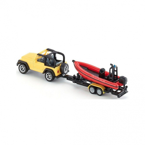 купить SIKU Машина Jeep Wrangler с лодкой 1658