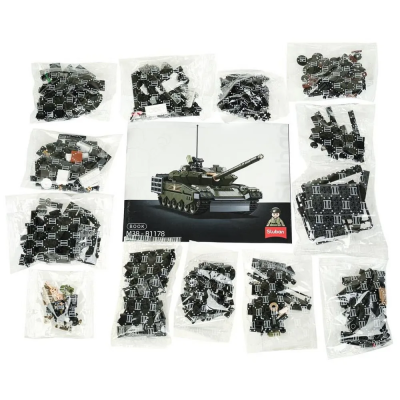 купить Конструткор Sluban ТАНК с фигурками, 798дет. M38-B1178 