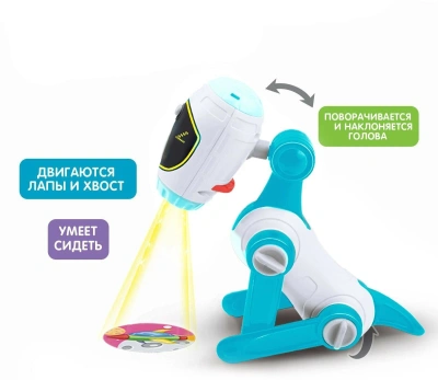 купить Проектор-лампа "Космическая собачка", 4 слайда - 32 картинки 8 фломаст, свет МИКС SL-00315 2223763