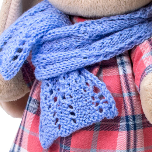 купить Budi Basa, Мягкая игрушка StM-407 Зайка Ми в голубом шарфе (большой, 32 см)