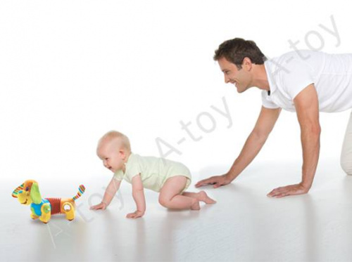 купить Собачка Фрэд  "Догони меня" (новый дизайн), TINY Love