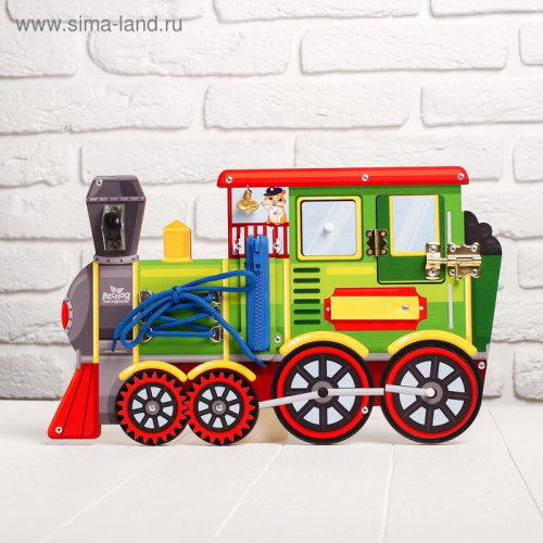 купить Бизиборд "Зелёный паровоз"   4276092
