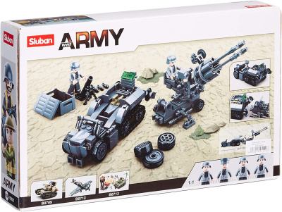 купить Конструктор Sluban WWII Передвижная база 4 в1, M38-B0681