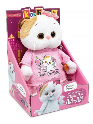 купить Мягкая игрушка Кошечка Ли-Ли в футболке с принтом "Просто прелесть", "Мультсериал"