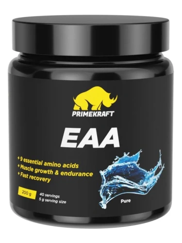 купить Комплексная пищевая добавка аминокислоты EAA со вкусом «чистый» (pure), банка 200 гр