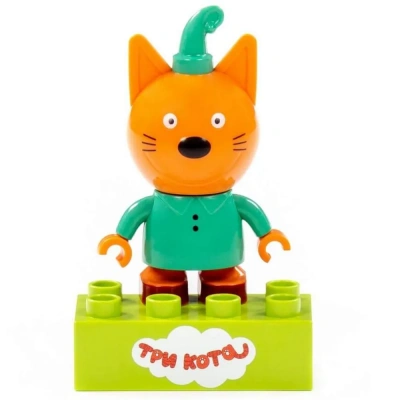 купить Конструктор "Макси" - "Три кота. Компот" Полесье, 2 элемента в блистере,28758