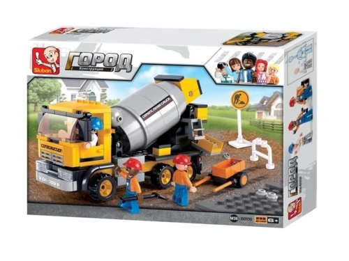купить Конструктор Sluban серия Город, Бетономешалка 296 деталей
