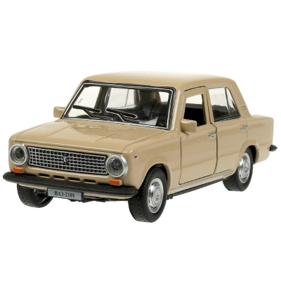 купить Машинка металлическая инерционная Технопарк ваз-2101,  12 см, черная