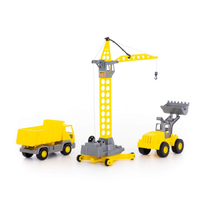 купить Полесье, Набор строительной техники "Агат", 57150