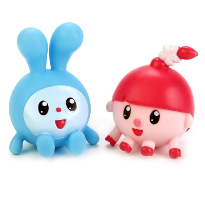 купить Капитошка, Игрушка пластизоль для ванны Малышарики Крошик+Нюшенька, LX-ST1710-1708