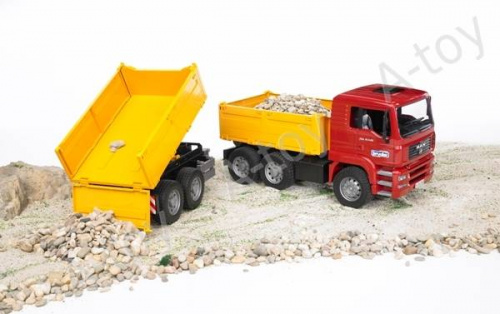 купить Самосвал MAN с прицепом (подходит модуль со звуком и светом H)