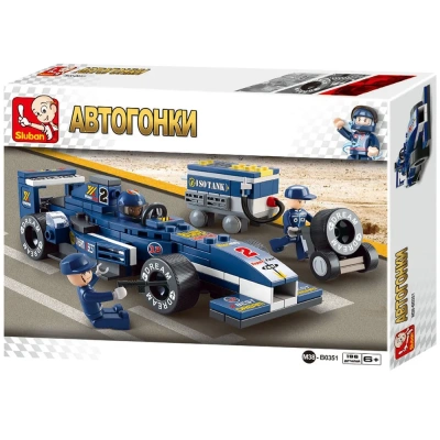 купить Конструктор Гоночный автомобиль F1, Sluban серия Автогонки, M38-B0351