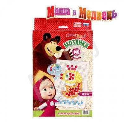 купить Мозаика 140 фишек (D15 мм), Маша и Медведь