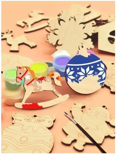 купить Роспись по дереву "Украшения 1" Развивашки М440