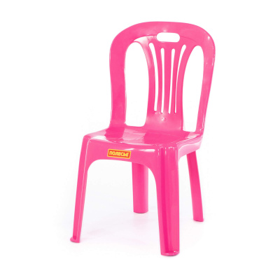 купить Полесье, Детский пластиковый стул №1 (33 х 31 х 56 см, розовый), 44341-роз
