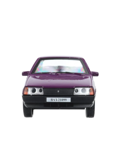 купить Машинка металлическая инерционная Технопарк LADA-21099 "СПУТНИК" 12 см, фиолетовая