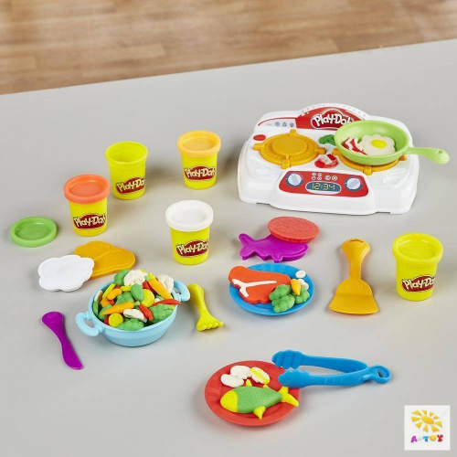 купить Игровой набор "Кухонная плита" Play-Doh со звуком