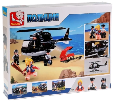 купить Конструктор Вертолёт спецназа, Sluban серия Полиция, M38-B0651