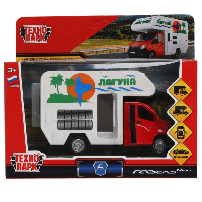 купить Технопарк, Модель мет. ГАЗЕЛЬ NEXT АВТОДОМ (15 см,красный), NEXTHOME-15-RDWH