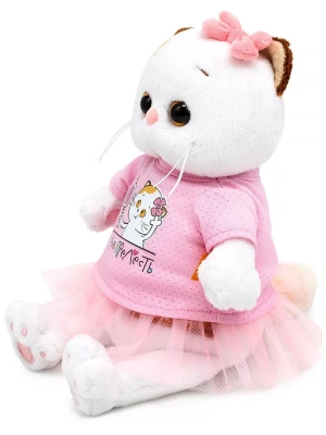 купить Мягкая игрушка Кошечка Ли-Ли в футболке с принтом "Просто прелесть", "Мультсериал"