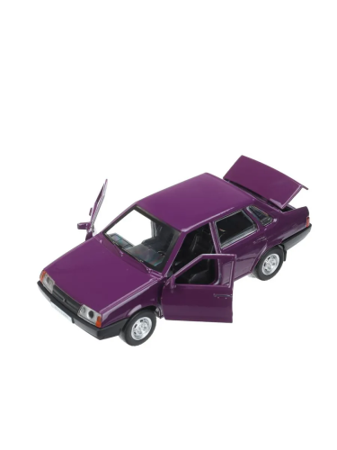 купить Машинка металлическая инерционная Технопарк LADA-21099 "СПУТНИК" 12 см, фиолетовая